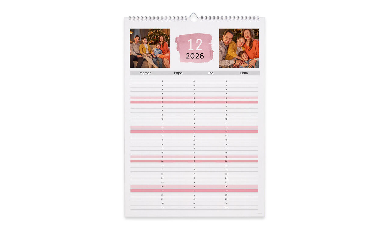Calendrier familial;