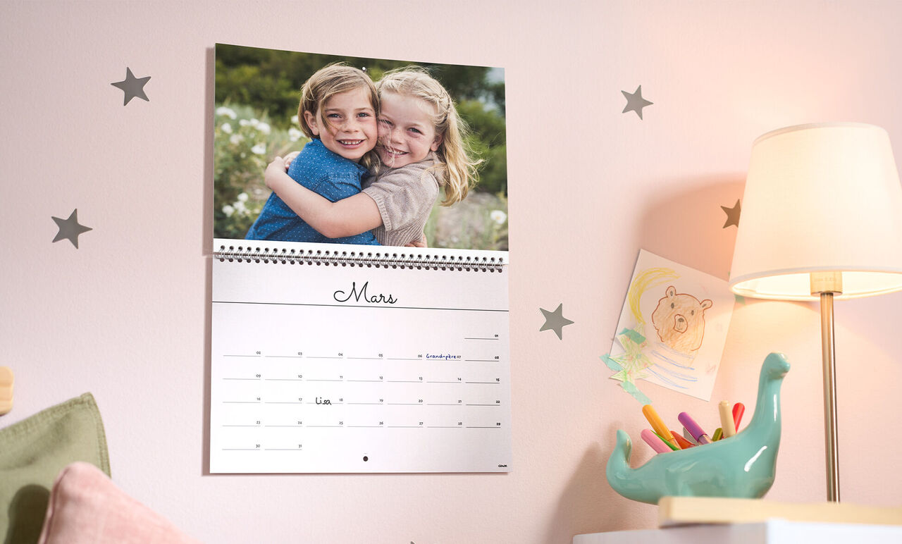Calendrier des anniversaires personnalisé