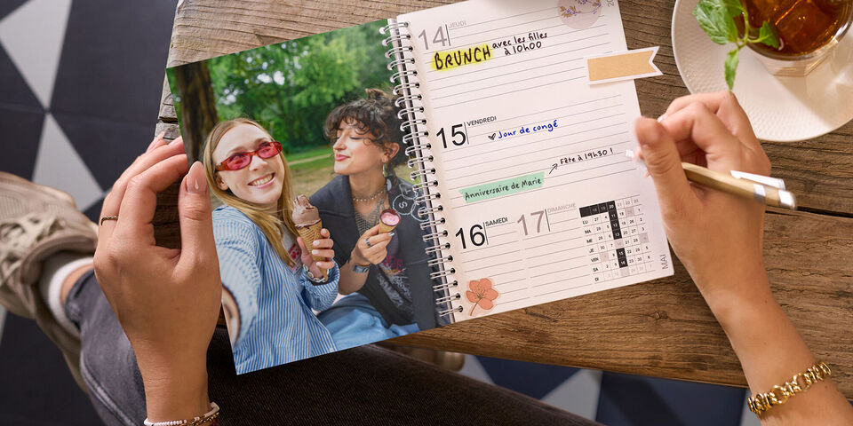 Calendrier photo diapo;